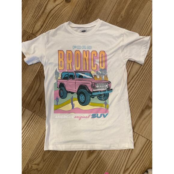 Ford Bronco Tshirt Womens Xsmall 50/50 Cotton Polyester - Picture 2 of 4